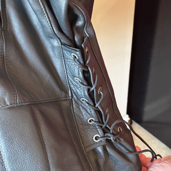 Papa’s Oklahoma Leather Motorcycle Jacket with zipout lining - Picture 9 of 10